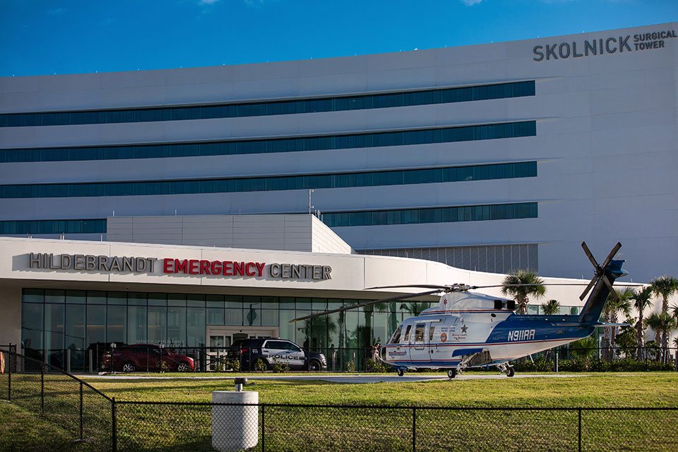 Exterior Shot Skolnick Surgical Tower