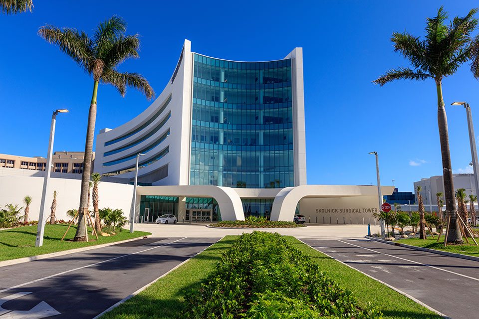 Exterior Shot Skolnick Surgical Tower Mount Sinai Medical Center Miami Beach