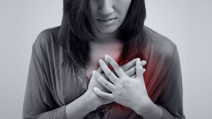 Women heart attack