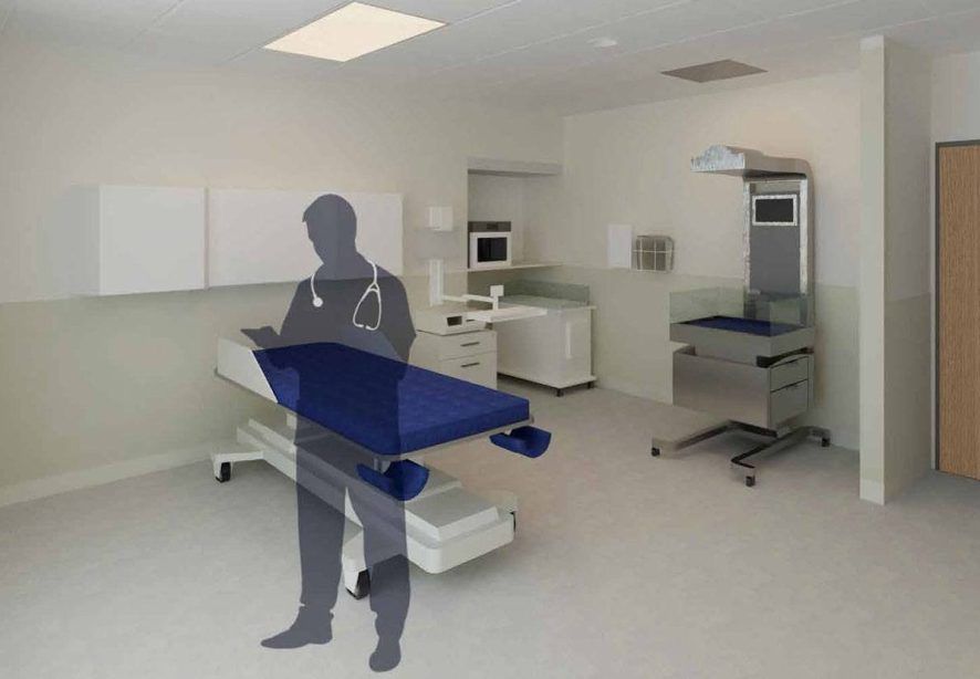 Newly redesigned rooms feature PeriGen’s PeriWatch Surveillance and Vigilance system, an AI-assisted monitoring program, alongside calming finishes and in-room capabilities.