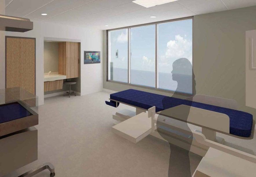With relaxing modern lighting technology, new families can experience one of the most important moments of their lives in a serene and sensitive environment.